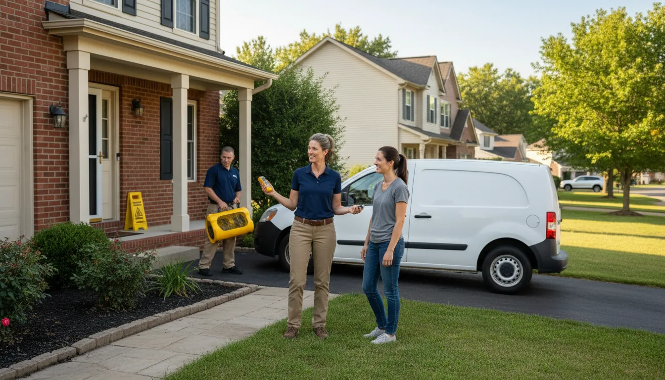 Water restoration image for Fire And Smoke Damage Restoration in Amonate, VA